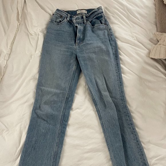 Abercrombie & Fitch Jeans Abercrombie Straight Jeans Light Wash